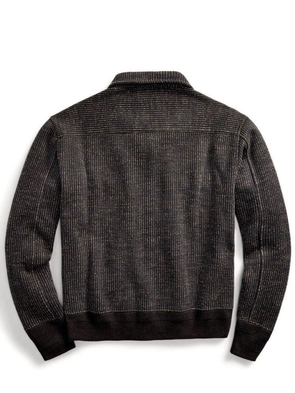 Ralph Lauren RRL Jacquard Fleece Sweater Jacket - Browns Beach XS - Picture 2 of 16